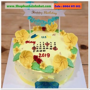 Bánh Sinh Nhật Cuốn Lịch - CL84